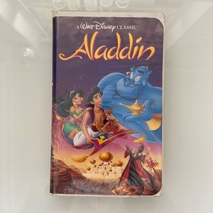 Walt Disney RARE Black Diamond Classic ALADDIN - VHS